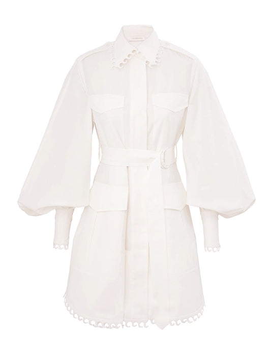 ZIMMERMANN Illuminate Utility Mini Dress