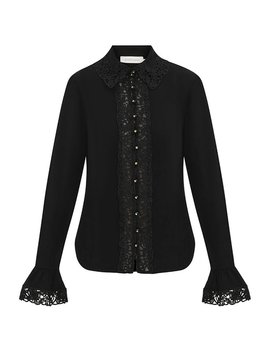 ZIMMERMANN Lace Trim Shirt