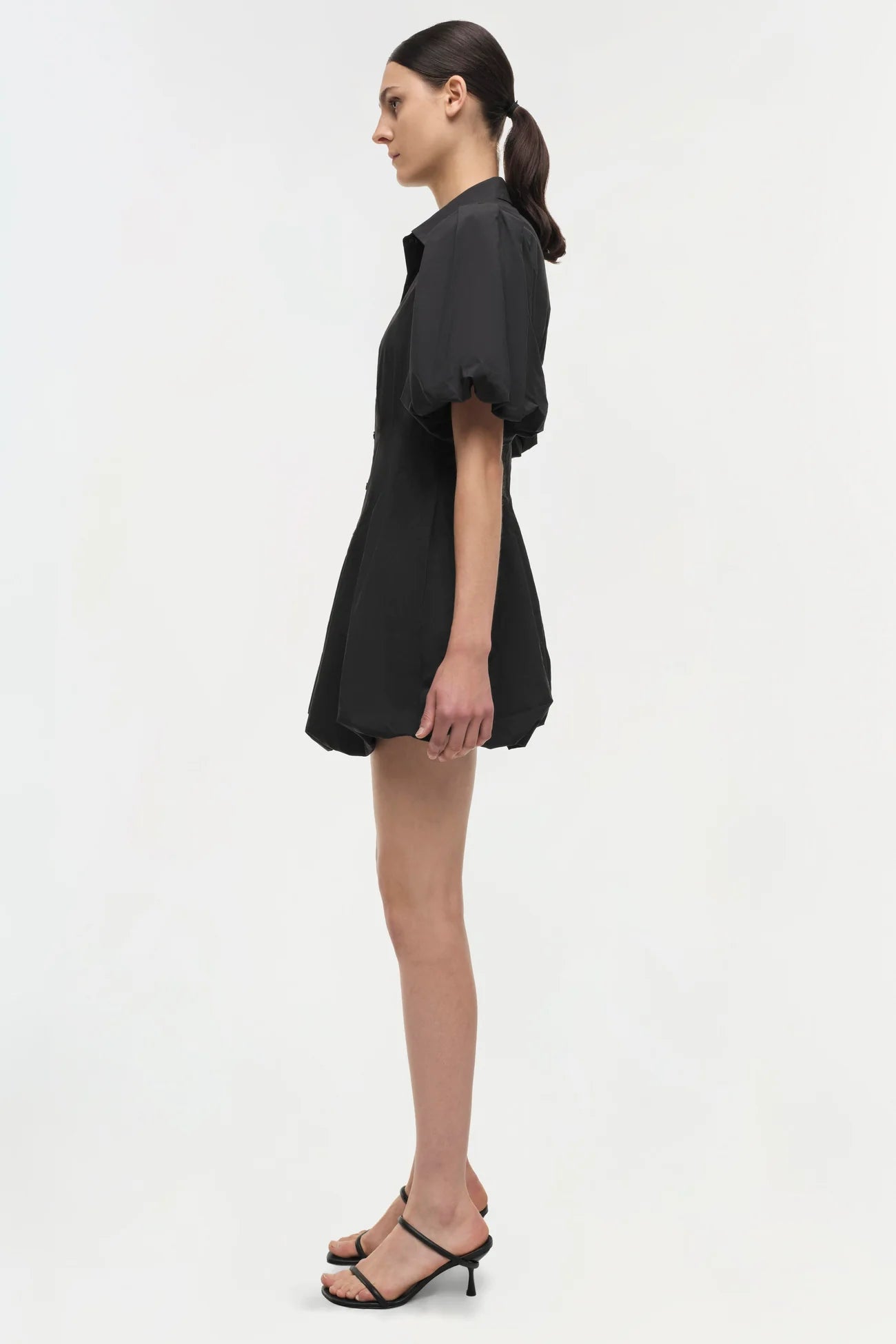 SIMKHAI Signature Cleo Balloon Sleeve Mini Dress