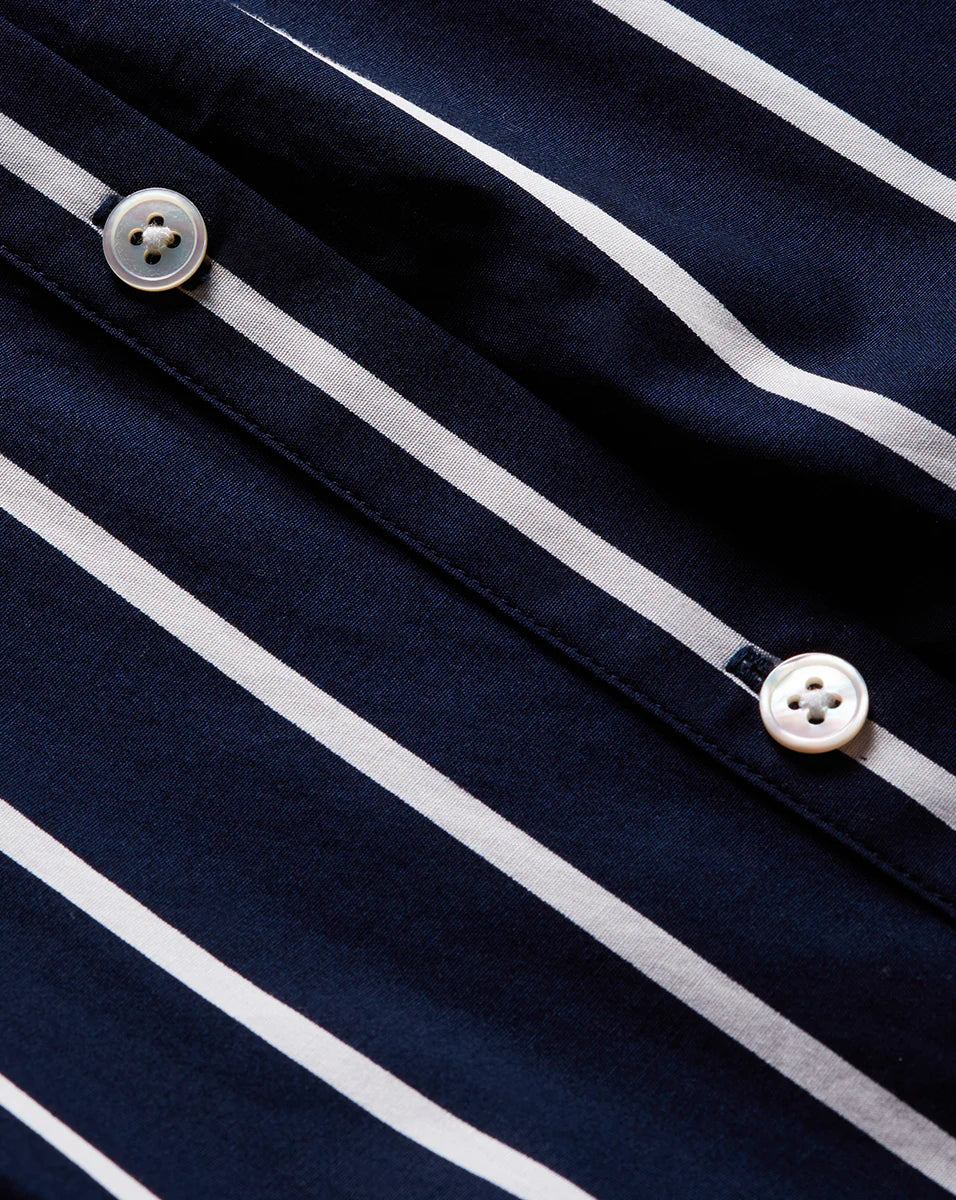 VERONICA BEARD Lloyd Striped Button Down Shirt