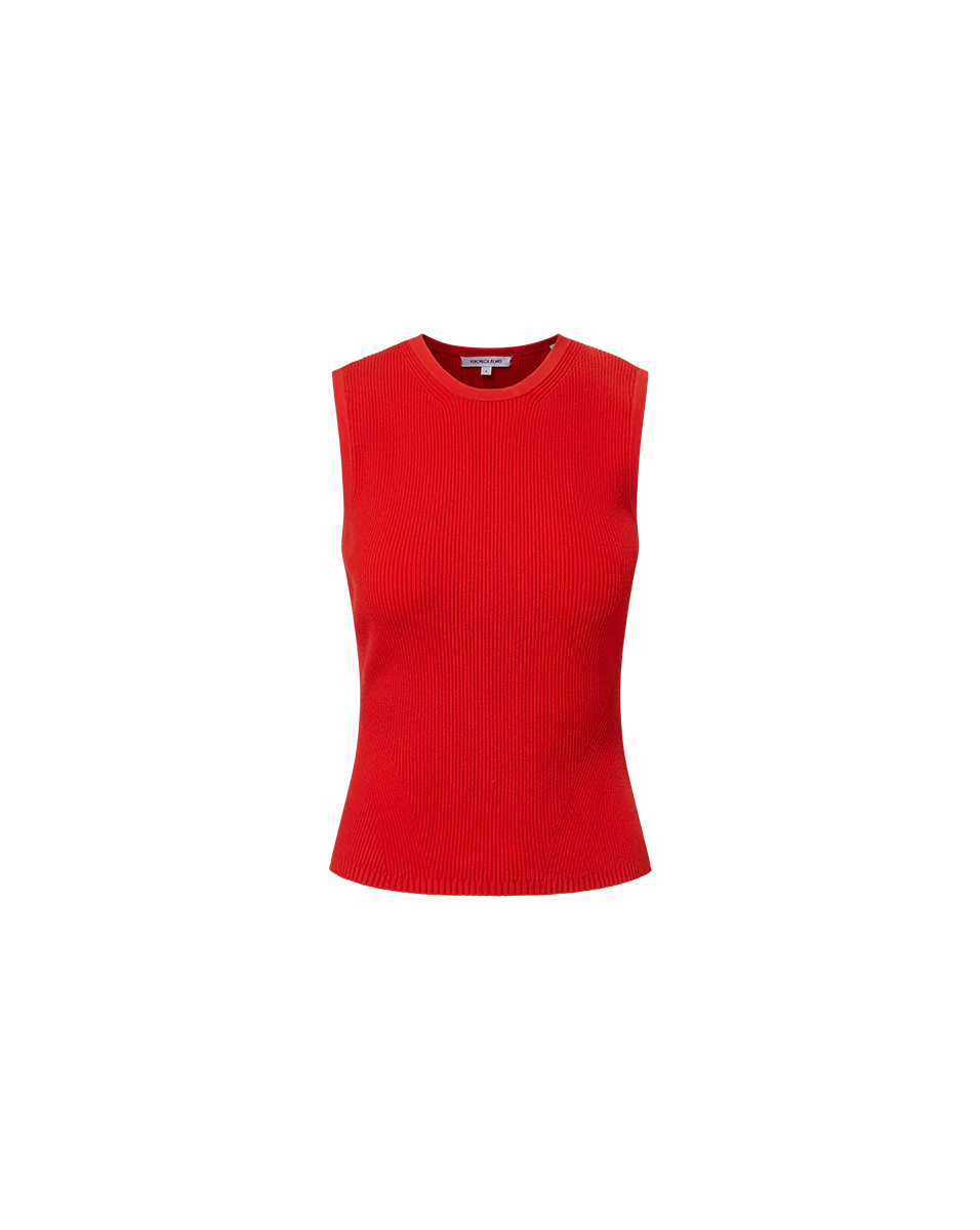 VERONICA BEARD Sid Sleeveless Knit Top