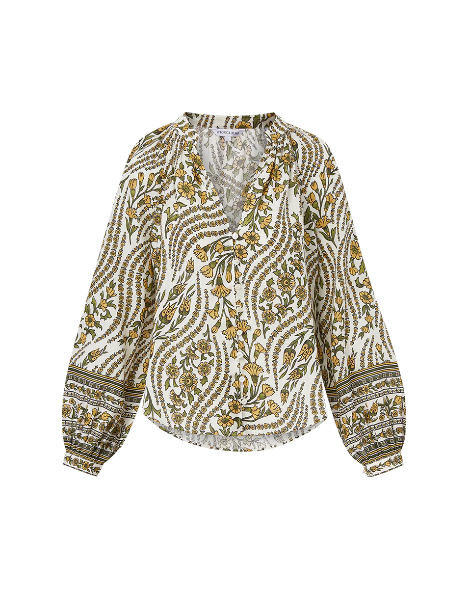 VERONICA BEARD Ailani V-Neck Blouse