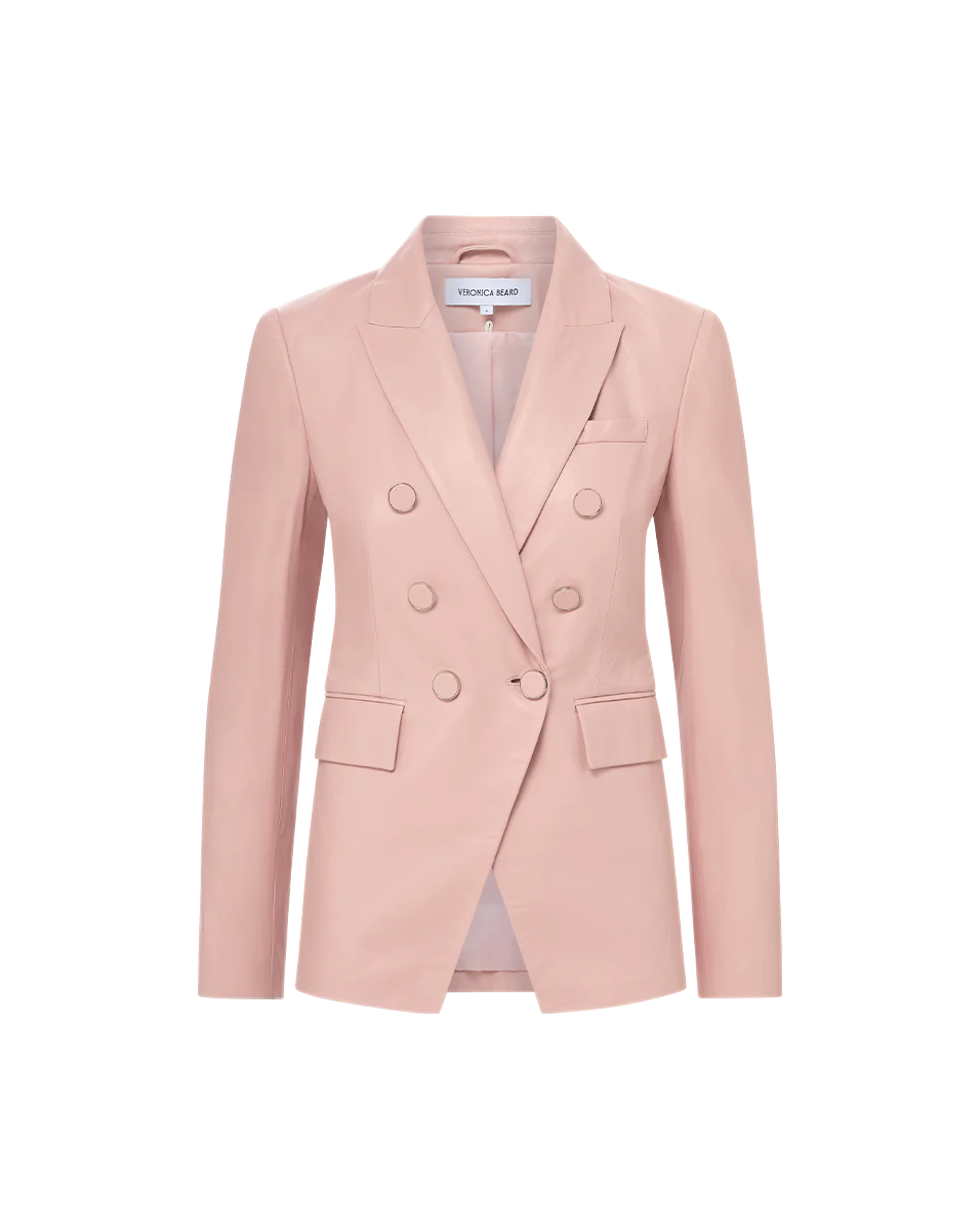 VERONICA BEARD Miller Leather Dickey Jacket