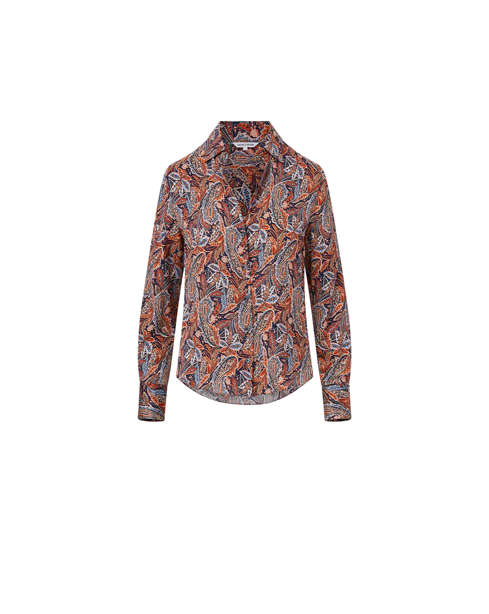 VERONICA BEARD Amelia Silk Shirt