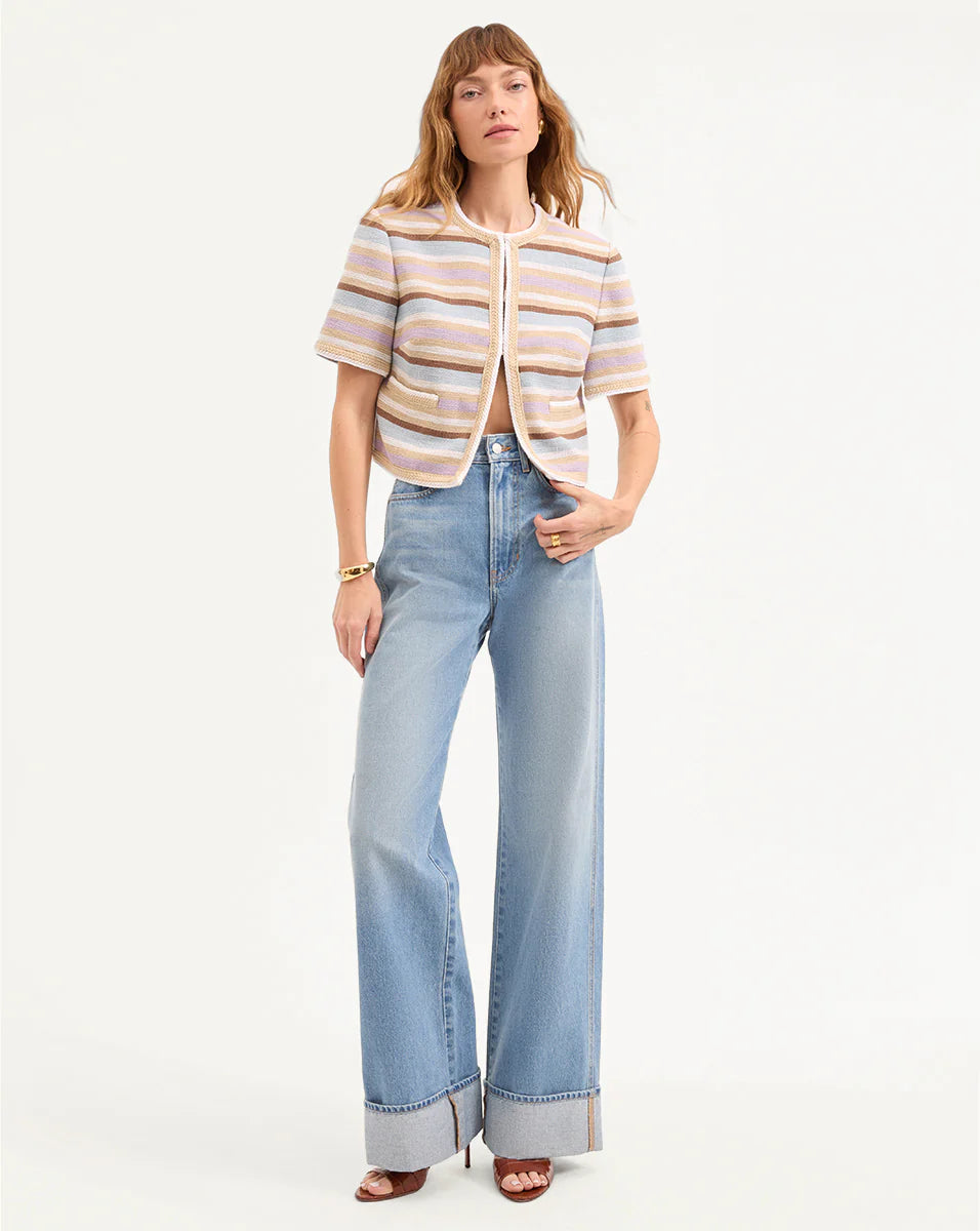 VERONICA BEARD Wyatt Short-Sleeve Jacket