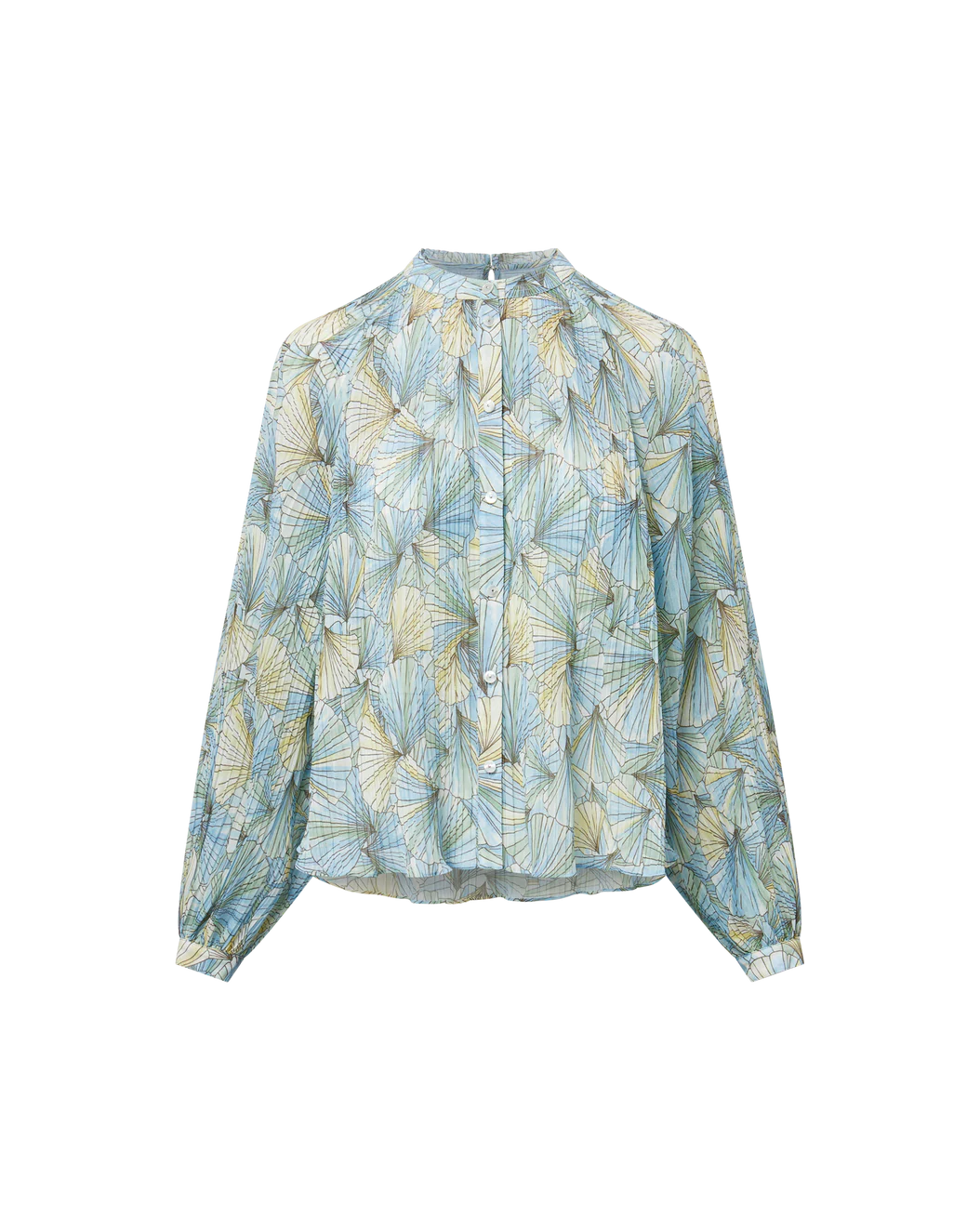 VERONICA BEARD Fennel Pleated Blouse