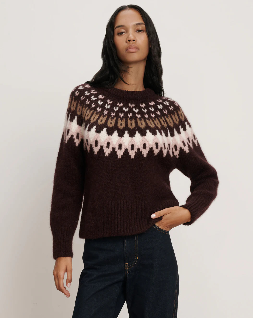 VERONICA BEARD Anne Fair Isle Sweater