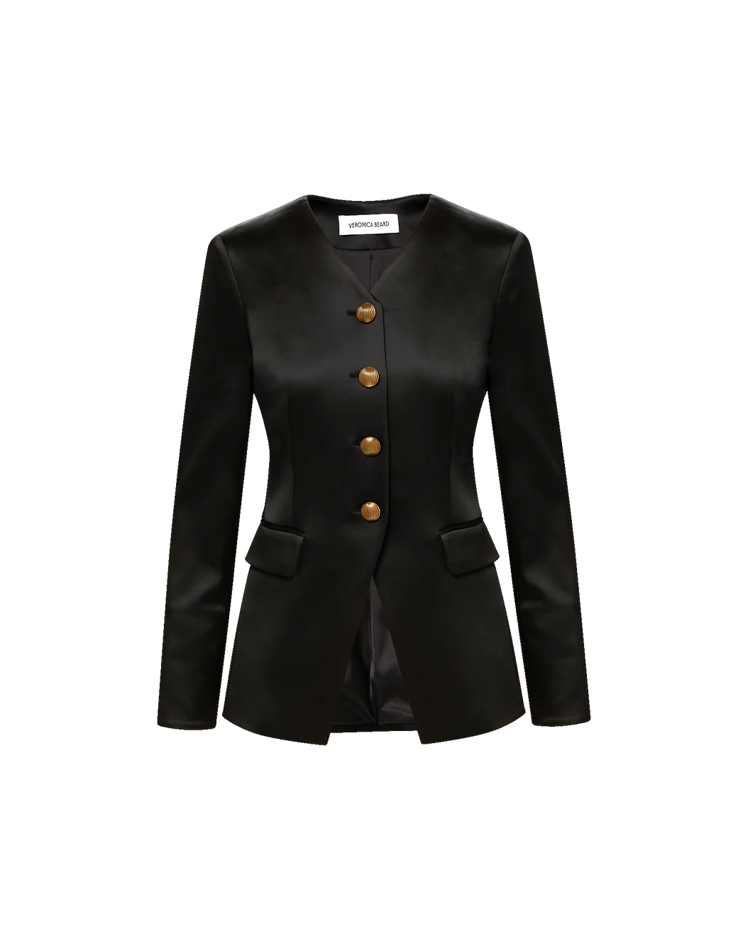 VERONICA BEARD Cynthia Satin Tailored Blazer Jacket