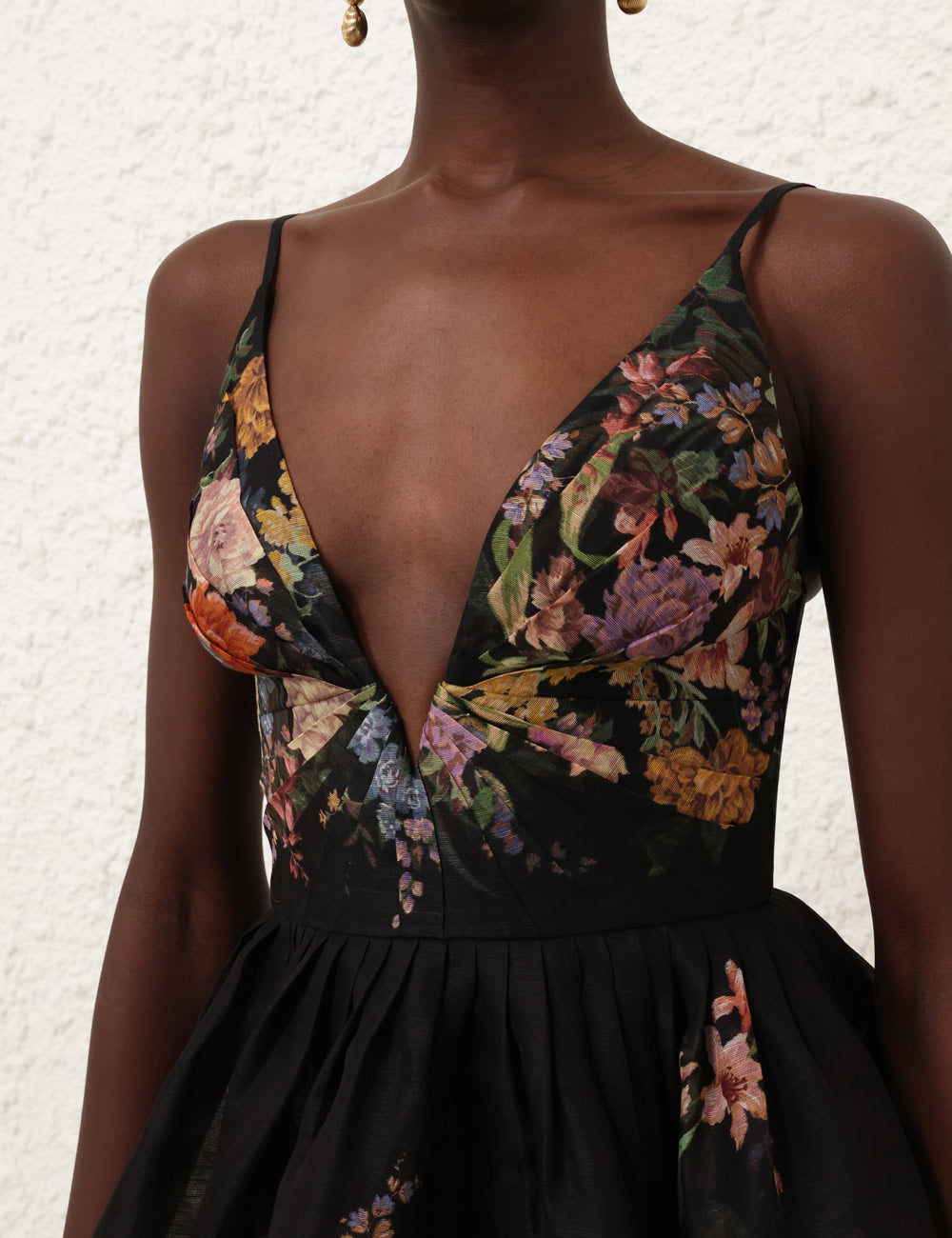 ZIMMERMANN Pavilion V Neck Mini Dress