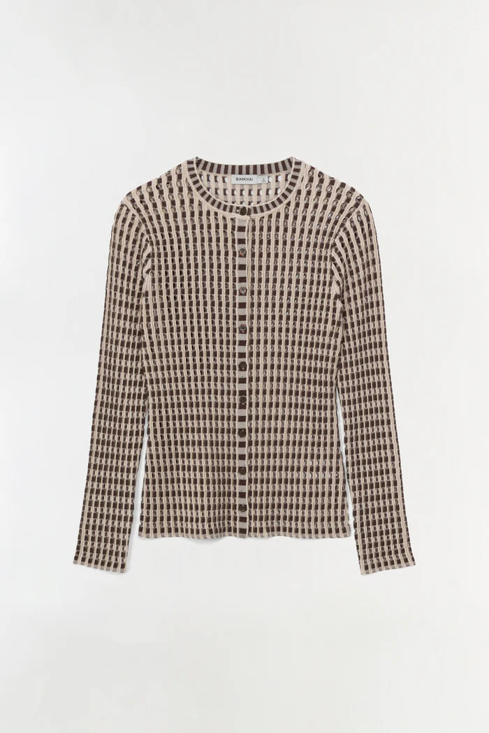 SIMKHAI Gracen Knit Cardigan