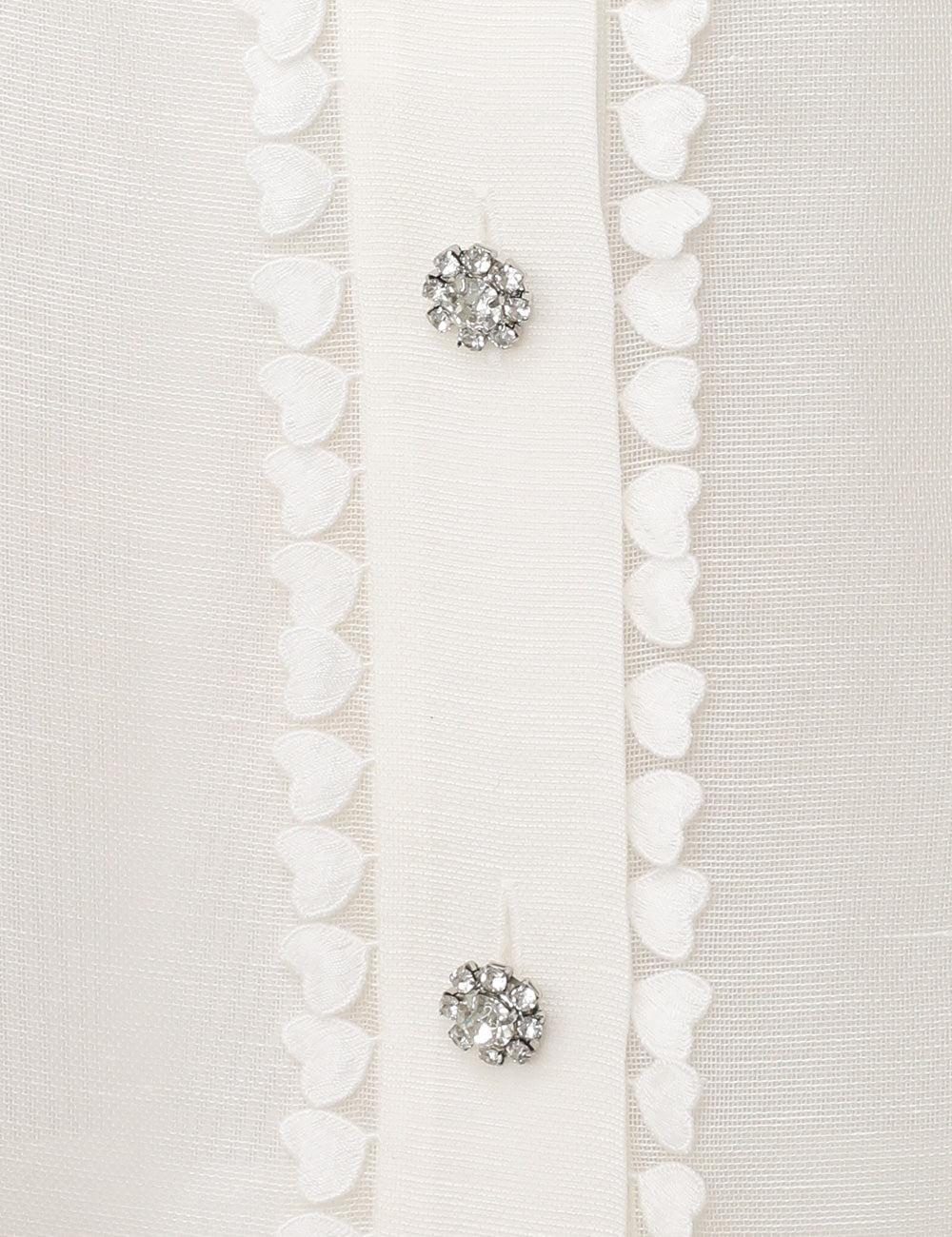 ZIMMERMANN Crush Heart Embellished Blouse