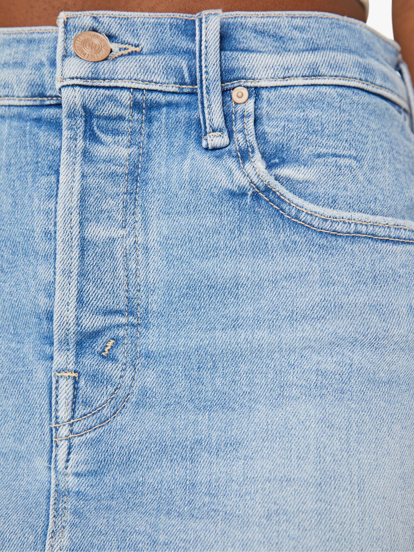 MOTHER The Vagabond Mini Skirt
