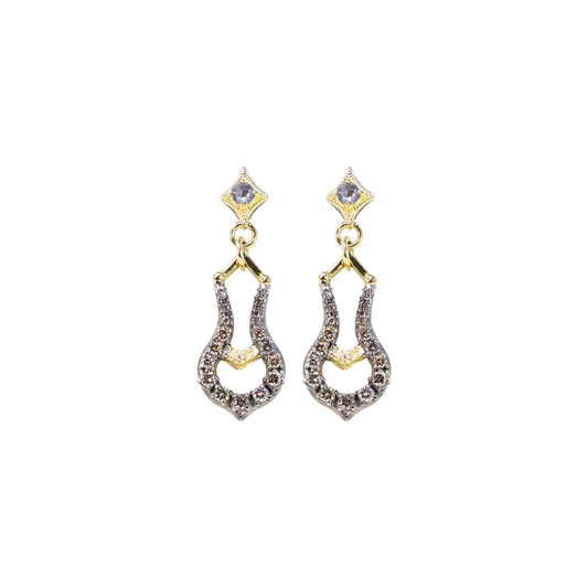 ARMENTA 22mm Horseshoes Drop Earrings