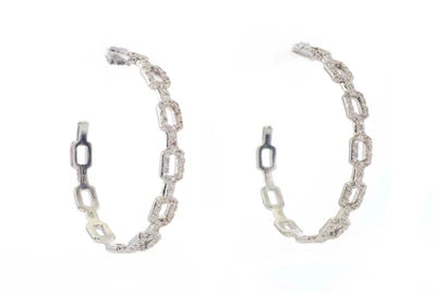 ARMENTA 35mm Paperclip Hoop Earrings