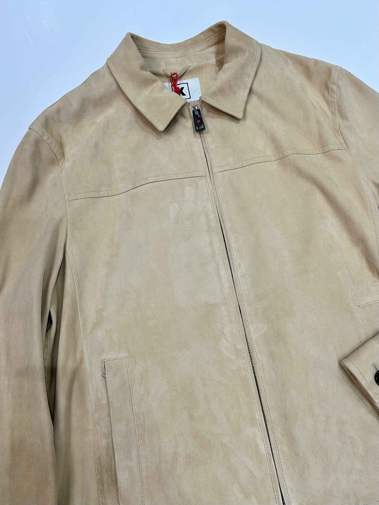 KIRED Suede Full Zip Overshirt