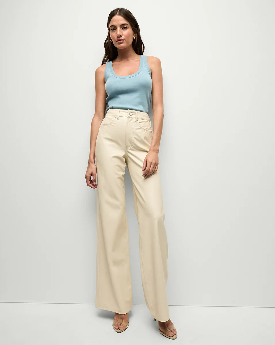 VERONICA BEARD Birke Scoop Neck Ribbed Tank