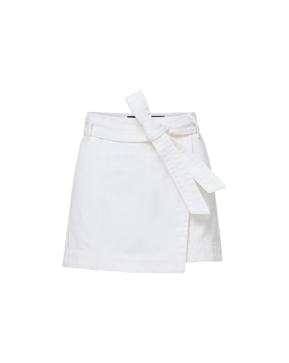 VERONICA BEARD Agee Belted Wrap Skort