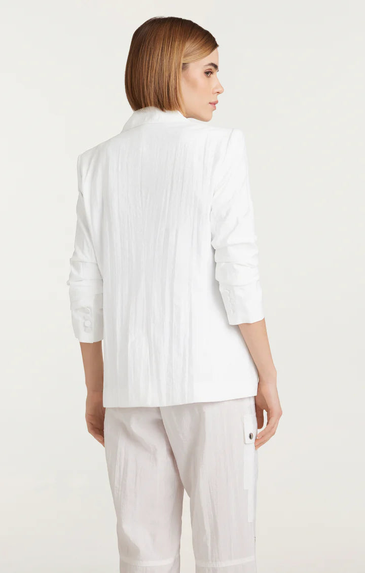 CINQ A SEPT Tumbled Woven Khloe Blazer