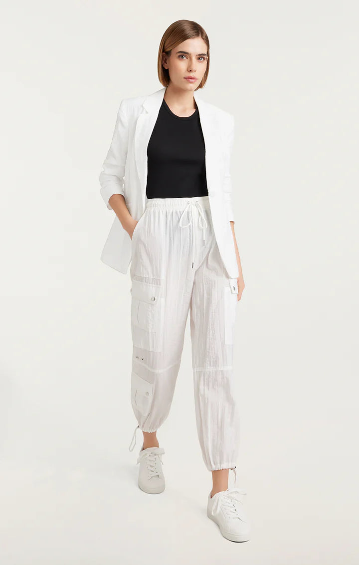 CINQ A SEPT Tumbled Woven Khloe Blazer