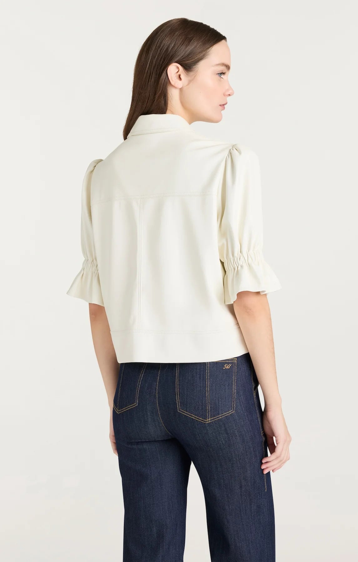 CINQ A SEPT Lite Vegan Leather Holly Jacket