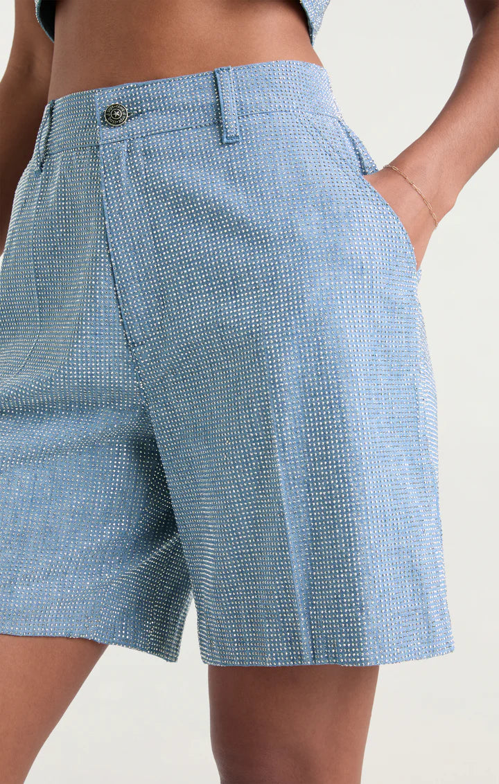CINQ A SEPT Chambray Heatset Patricia Short
