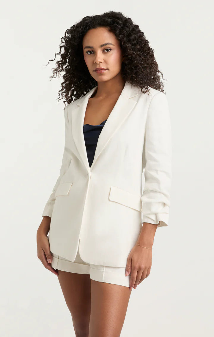 CINQ A SEPT Linen Suiting Kylie Blazer