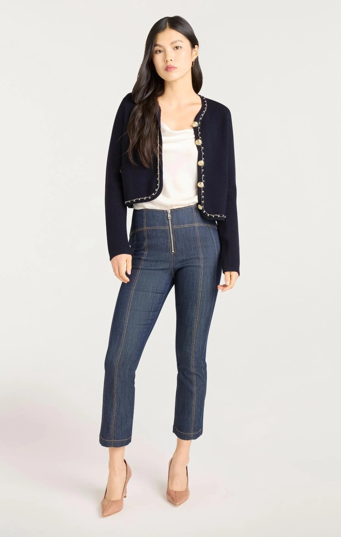 CINQ A SEPT Structured Benoite Cardigan
