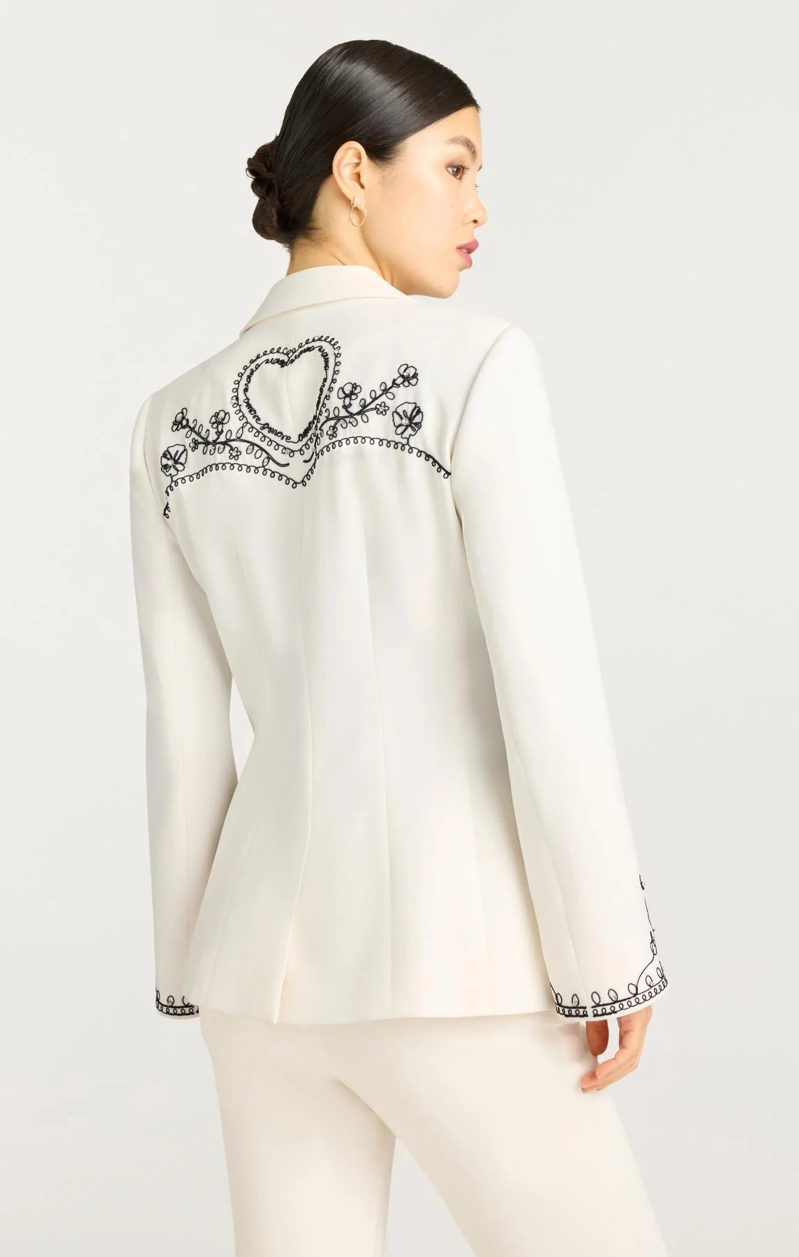 CINQ A SEPT Soutache Embellished Cheyenne Blazer