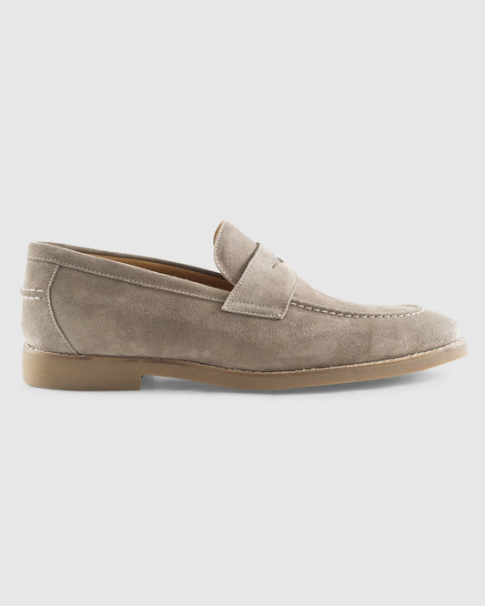 JOHNNIE-O J-Flex Suede Penny Loafer