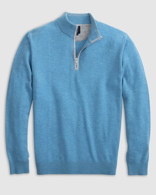 JOHNNIE-O Mayfair Cashmere Quarter Zip