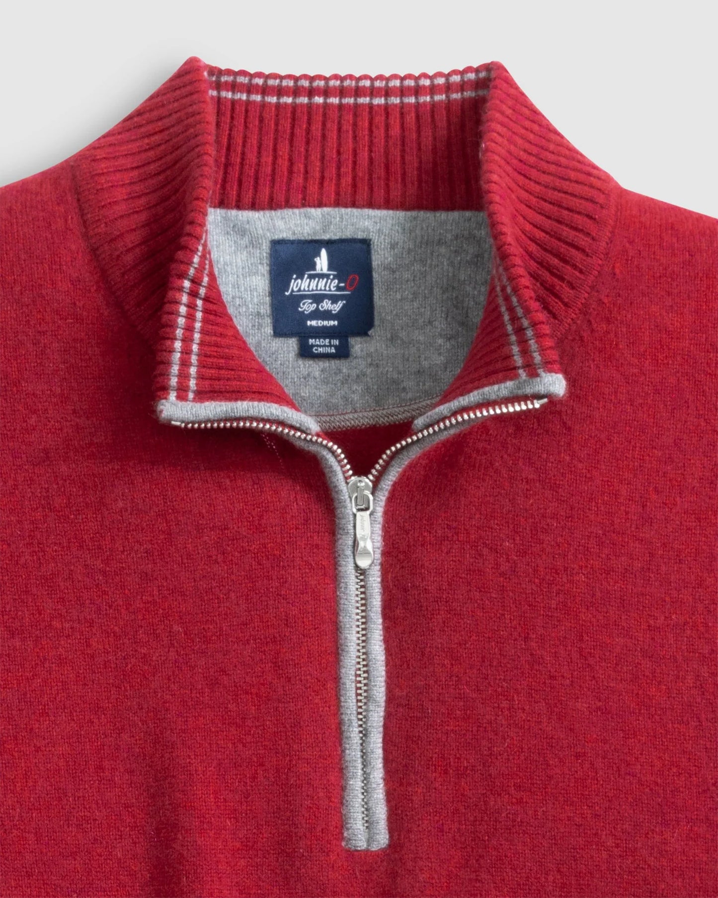 JOHNNIE-O Mayfair Cashmere Quarter Zip