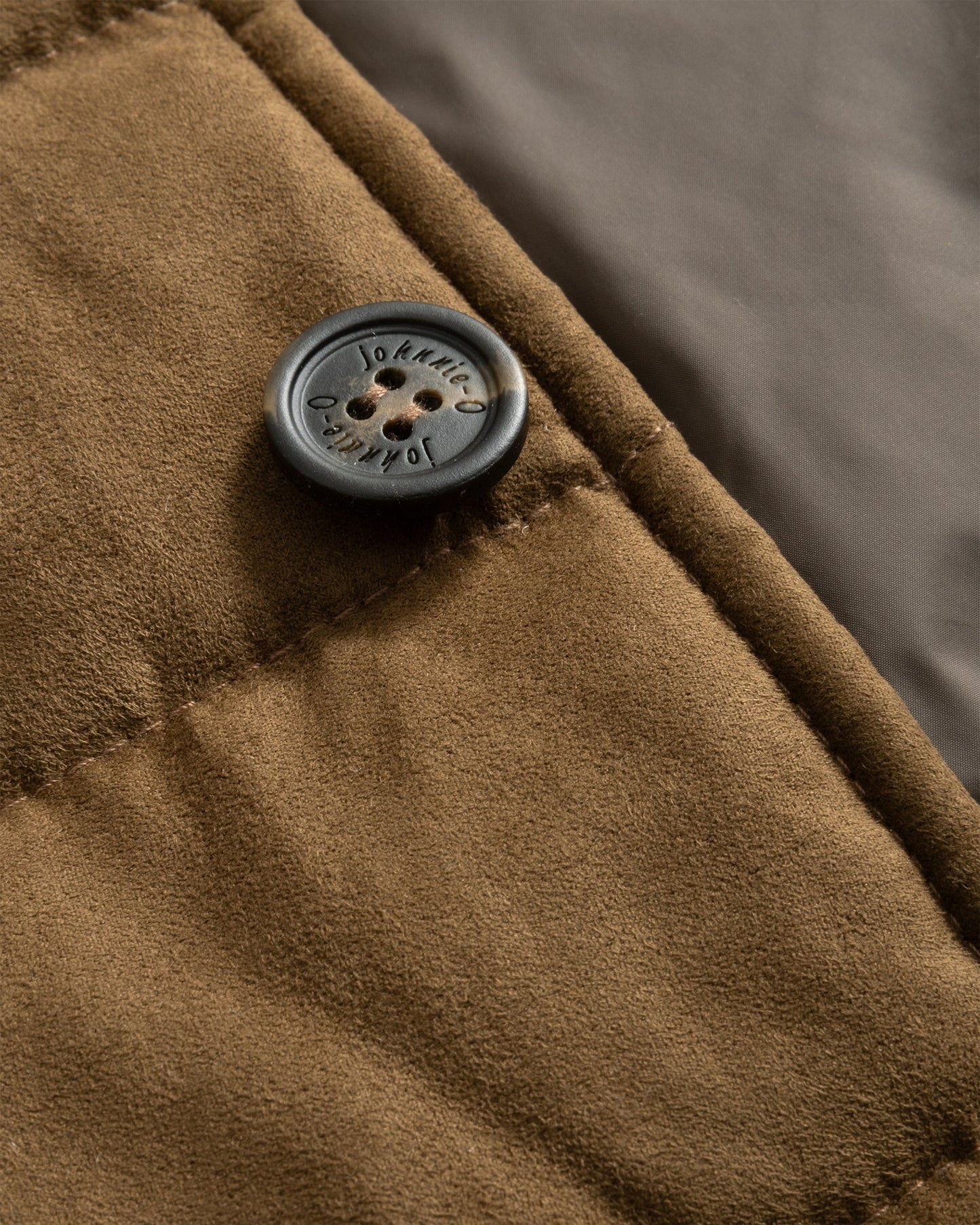 JOHNNIE-O Pickens Quilted Faux Suede Vest