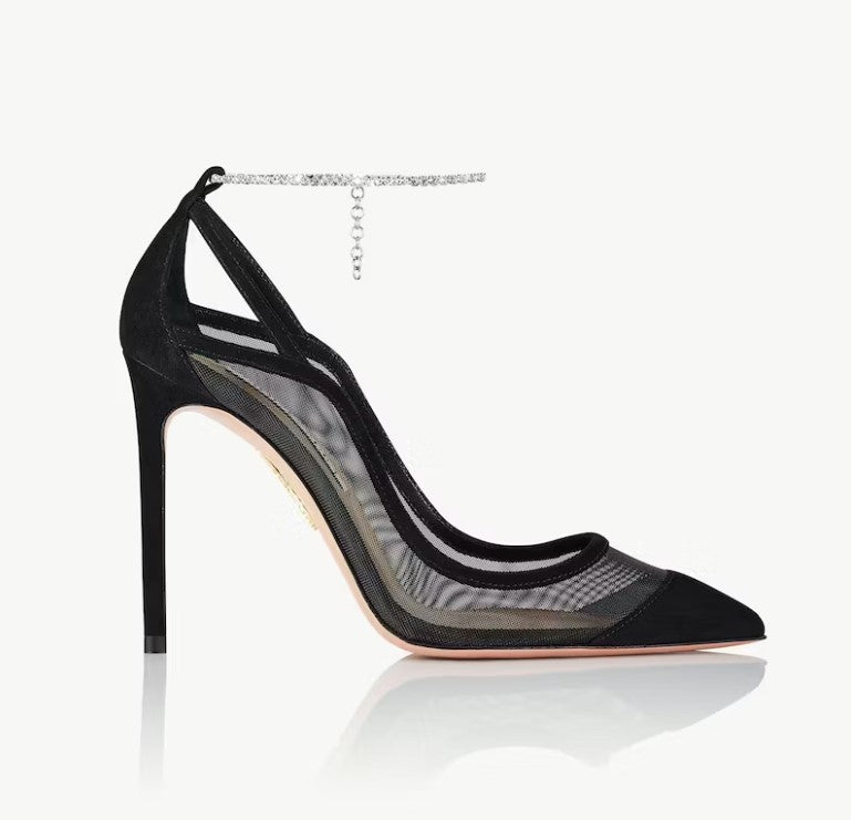 AQUAZZURA Secret Affair Pump 105