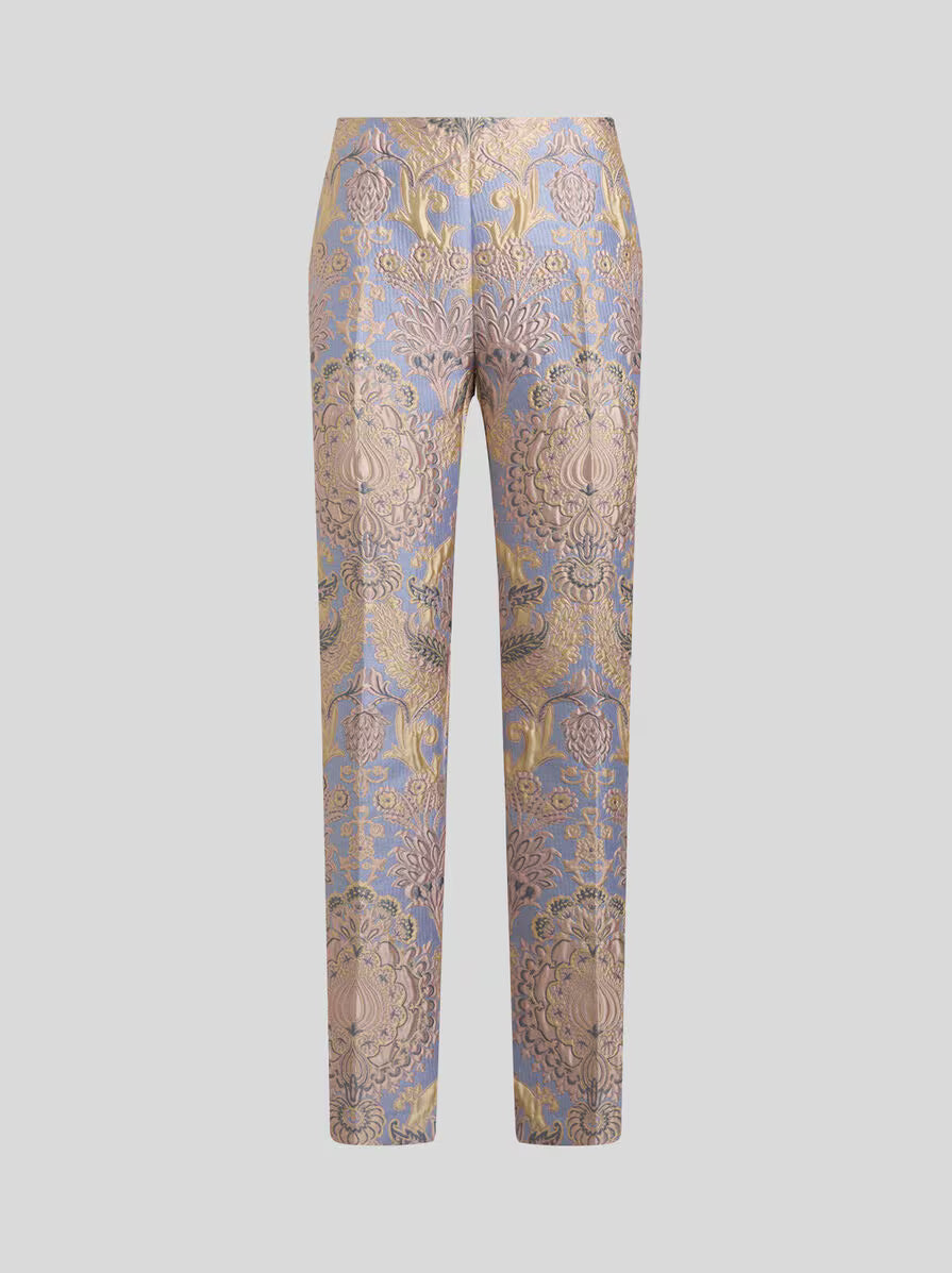 ETRO Floral Jacquard Trousers