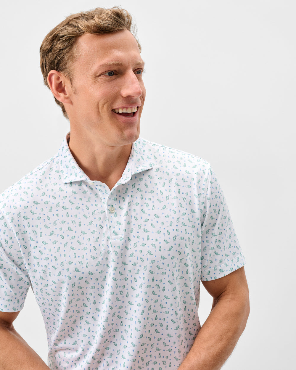 JOHNNIE-O Performance Jersey Polo Armadillo