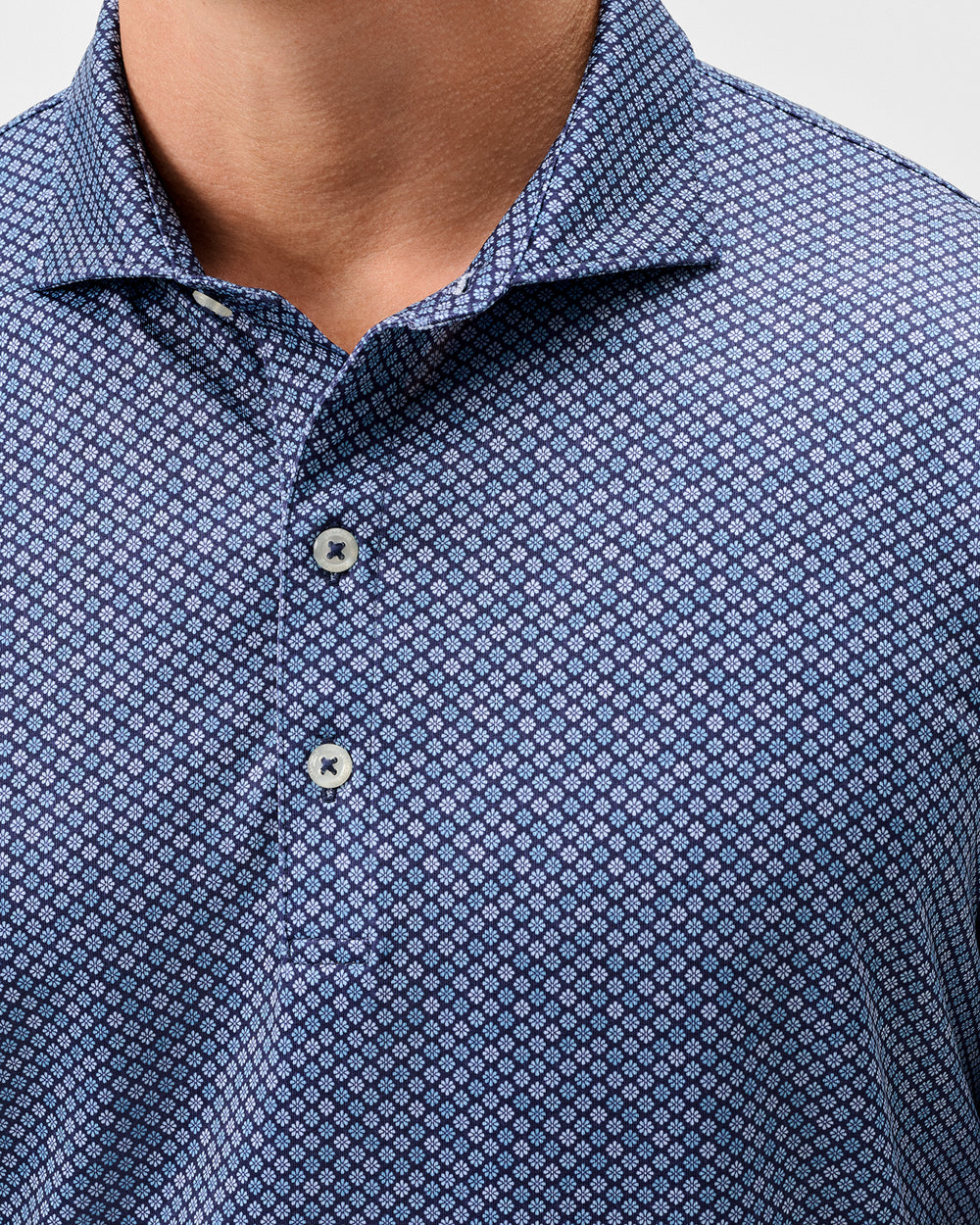 JOHNNIE-O Performance Jersey Polo Pip Floral