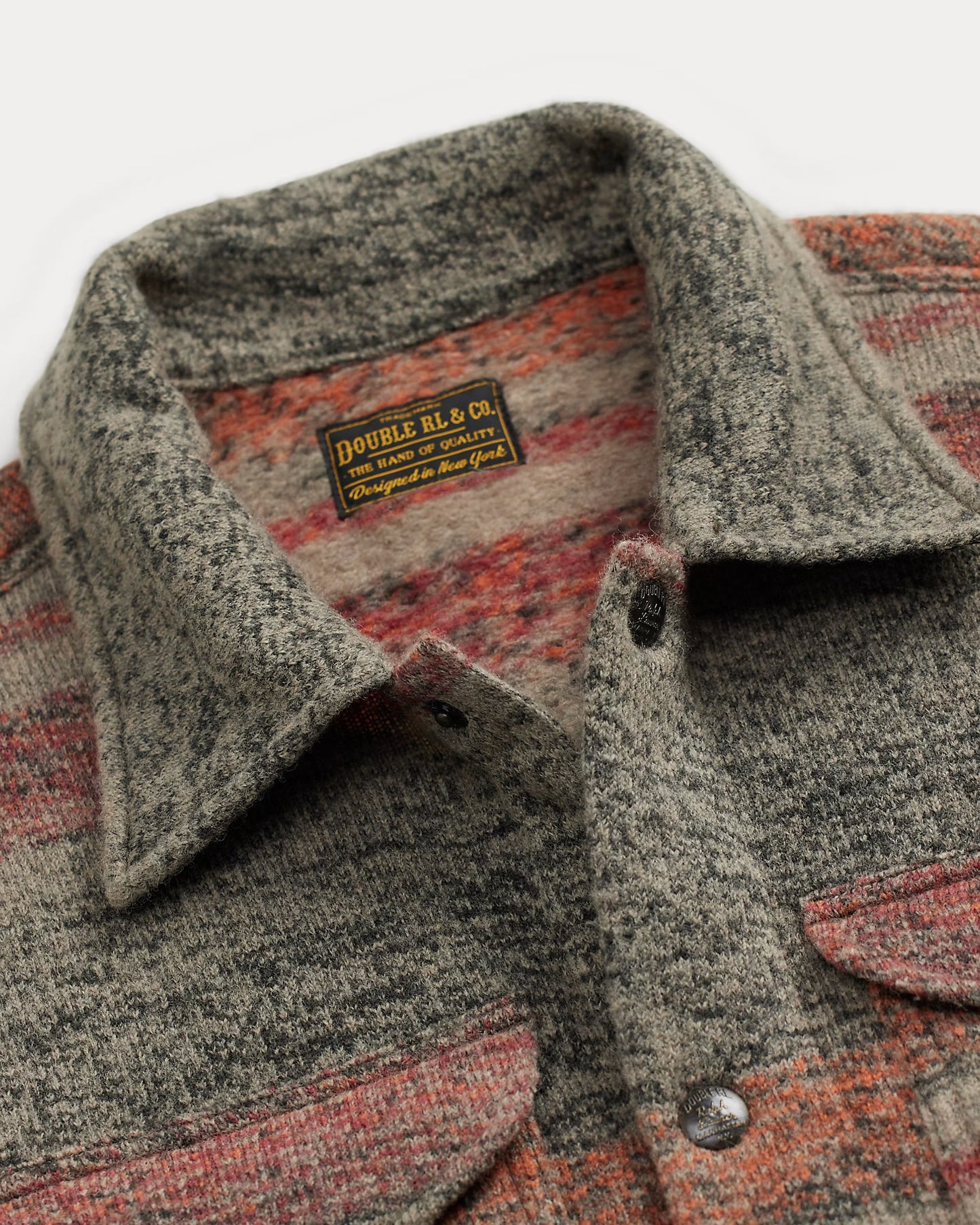 RRL Striped Double-Knit Wool-Blend Jacket