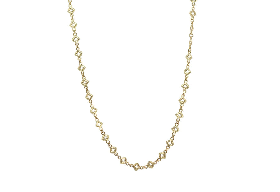ARMENTA 18" Yellow Gold Scroll Necklace