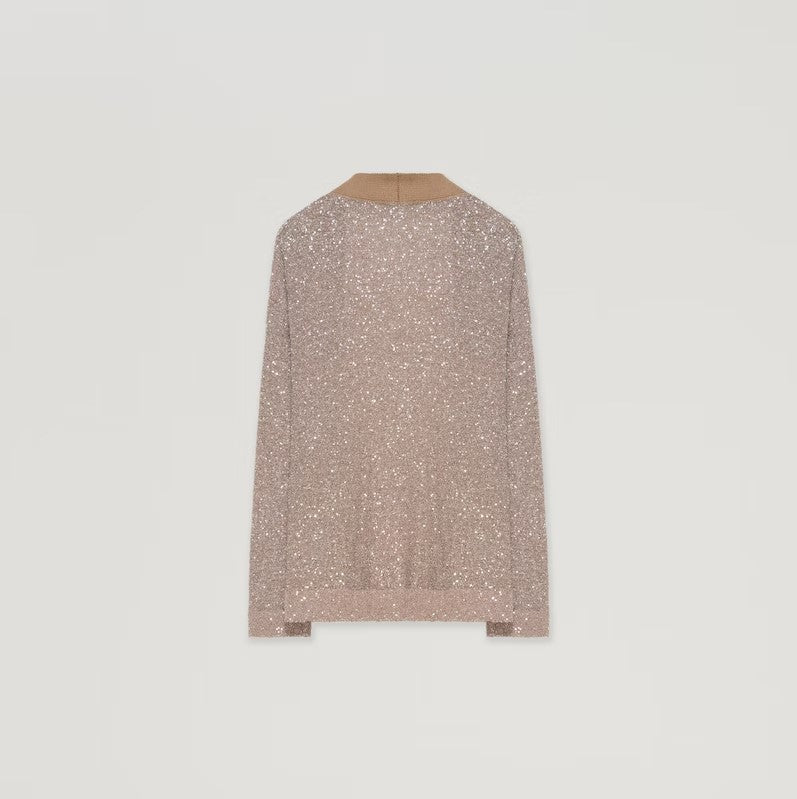 FABIANA FILIPPI Sequinned Blush Cardigan