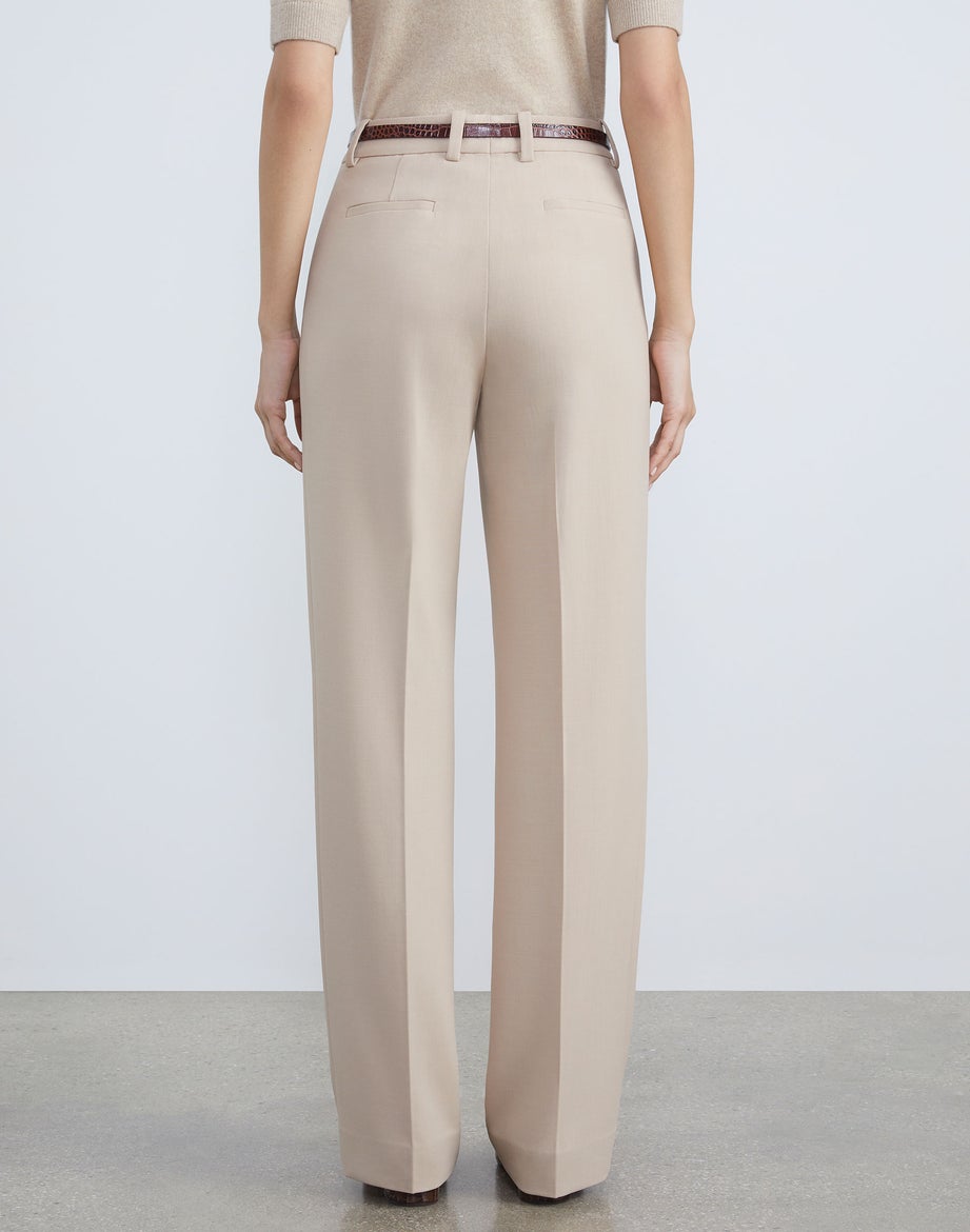 LAFAYETTE 148 Gates Pant in Italian Double Face Wool