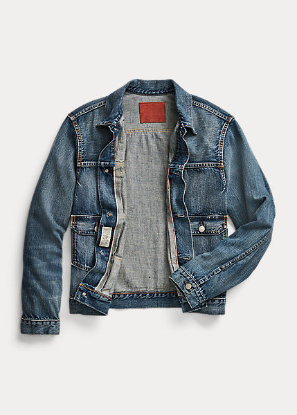 RRL Overdale Indigo Denim Trucker Jacket – Drest by Scott Malouf