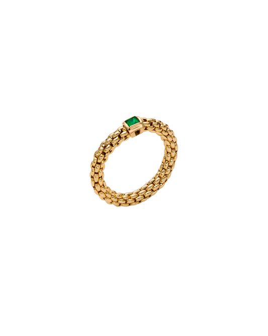 FOPE Prima Ring with Emerald