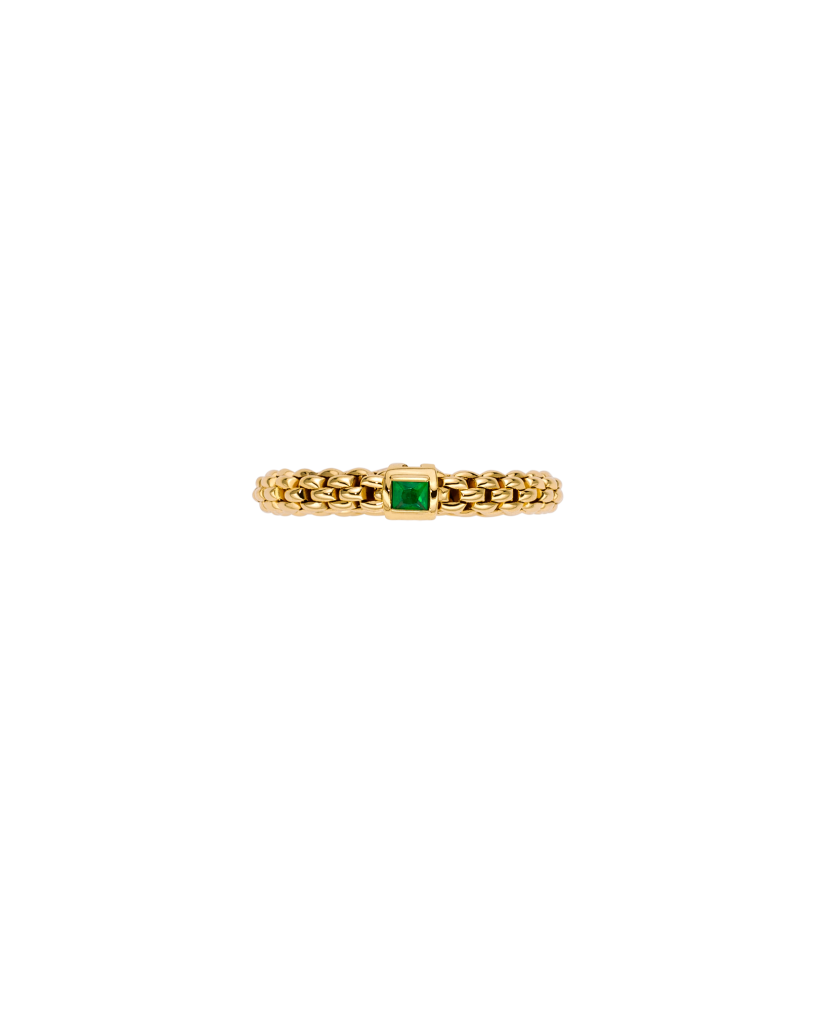 FOPE Prima Ring with Emerald