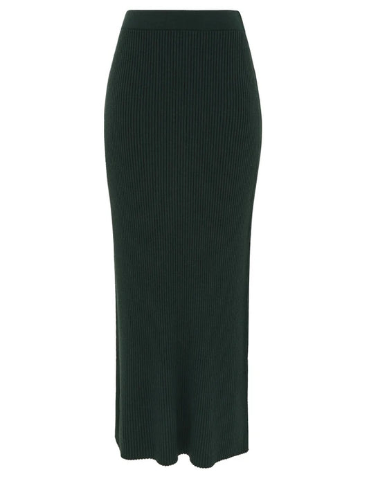 ZIMMERMANN Valiant Merino Straight Skirt