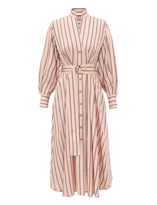 ZIMMERMANN Valiant Tuck Shirt Dress