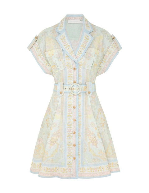 ZIMMERMANN Acacia Mini Shirt Dress