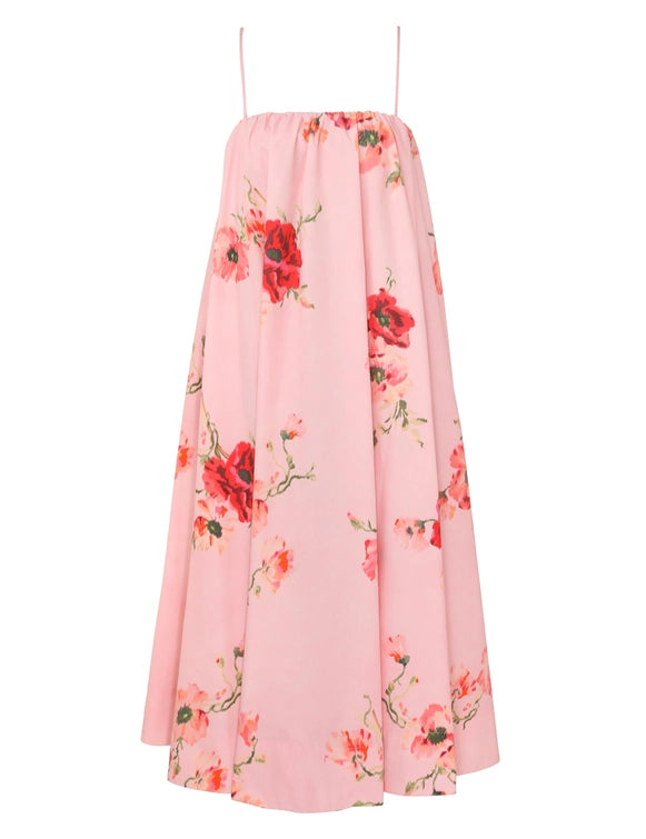 ZIMMERMANN Lightburst Puff Midi Dress