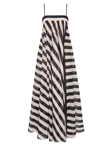 ZIMMERMANN Maxine Stripe Maxi Dress