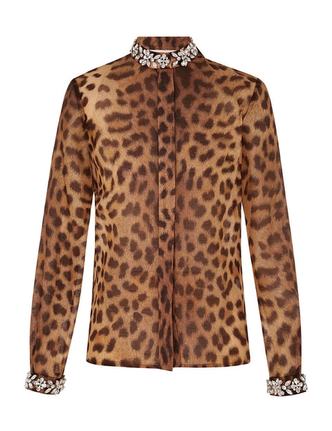 ZIMMERMANN Crush Embellished Body Shirt