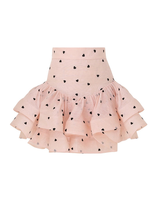 ZIMMERMANN Crush Flip Mini Skirt